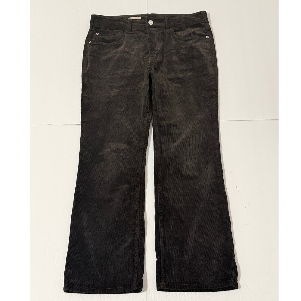 Pilcro The Yaya Mid-Rise Corduroy Pants, Brown, Size 30 - Picture 2 of 11